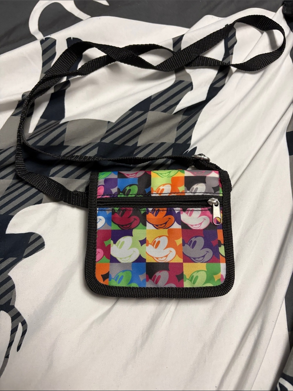 Disney Parks Colorful Pop Art Crossbody Bag